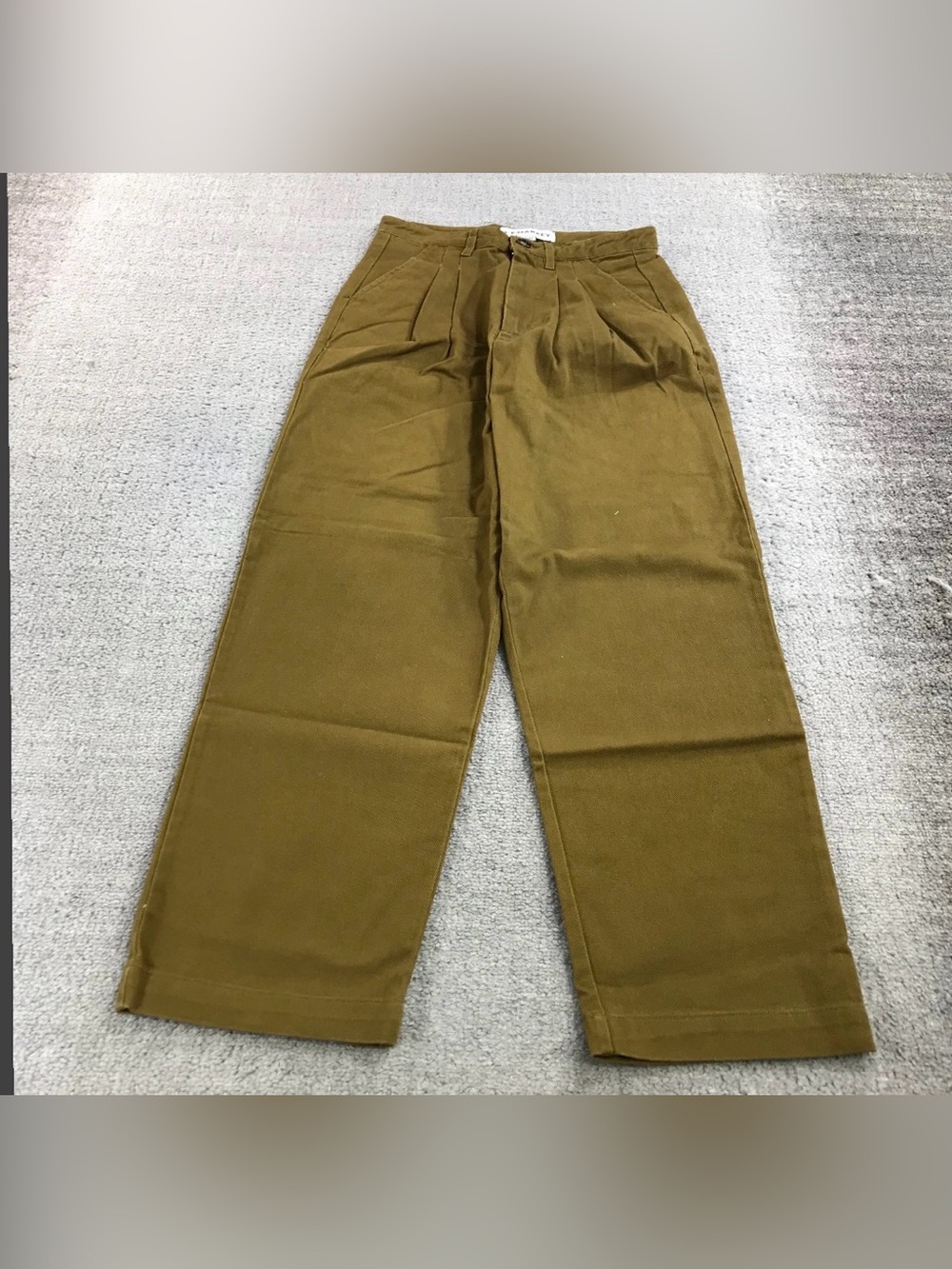 L.F. markey Wide Leg Chino Pants in Olive Brown Tan size 6